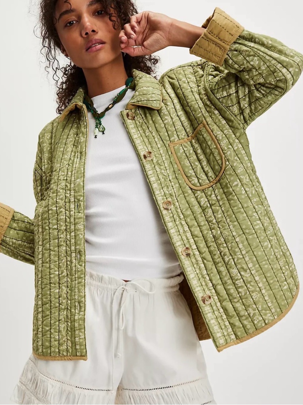 Free People Alexie Quilted Jacket